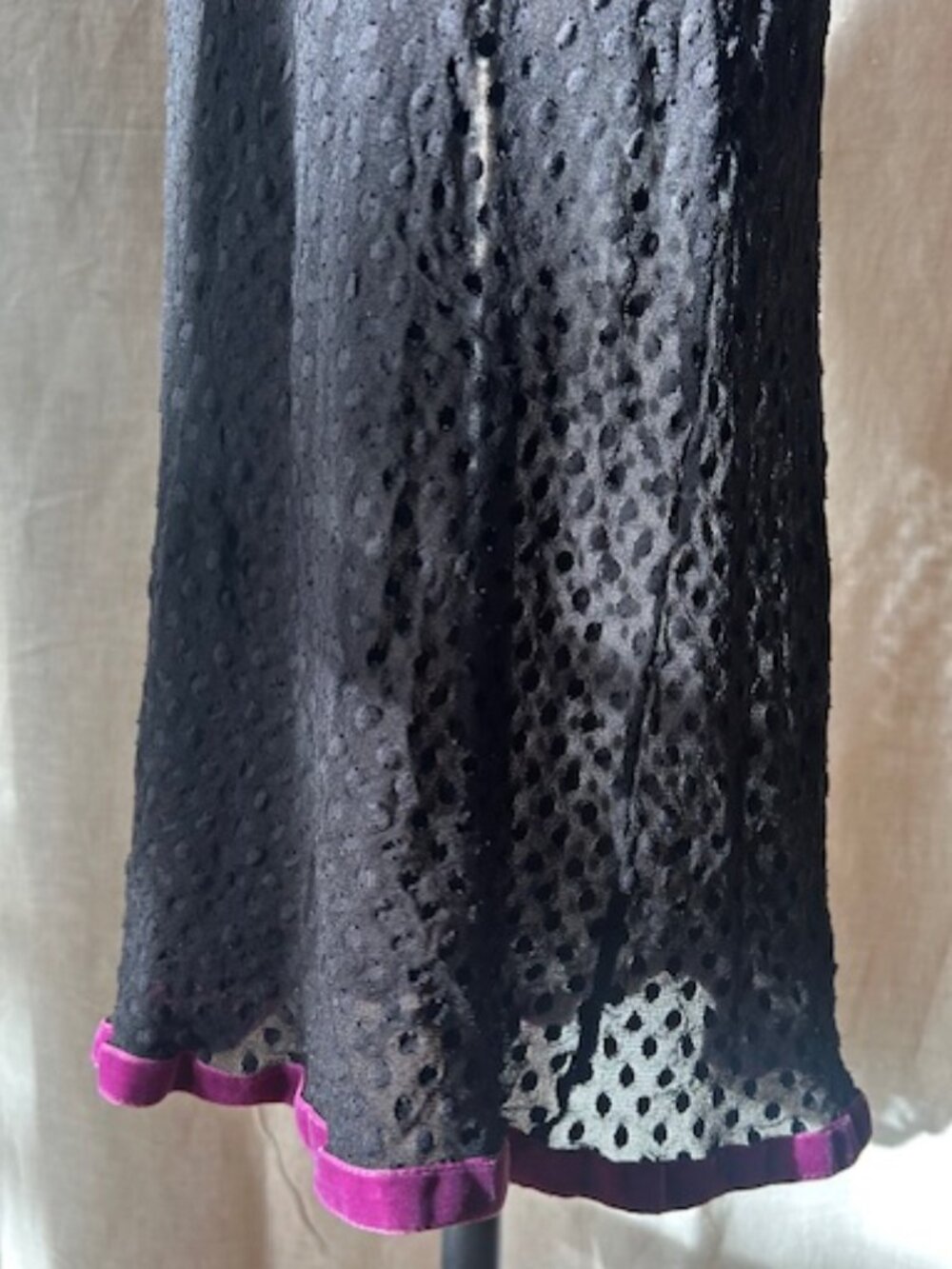 ***SOLD***Vintage Betsey Johnson New York Swiss Dot Dress - Picture 4 of 8